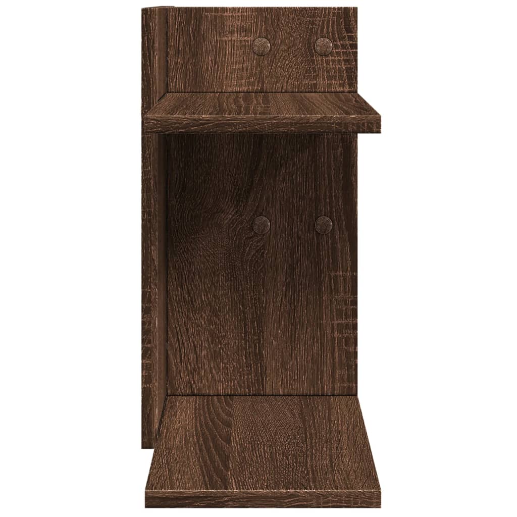 vidaXL Desk Organiser Brown Oak 42x21.5x42 cm Engineered wood