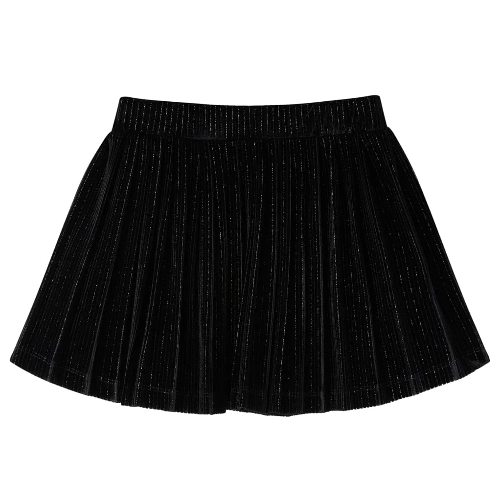 Kids' Pleated Skirt with Lurex Black 140