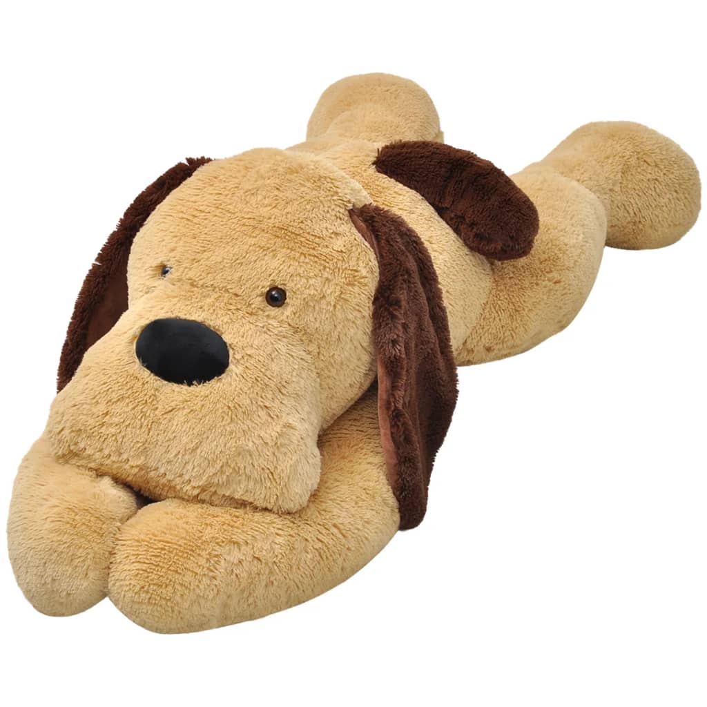 vidaXL Dog Cuddly Toy Plush Brown 160 cm