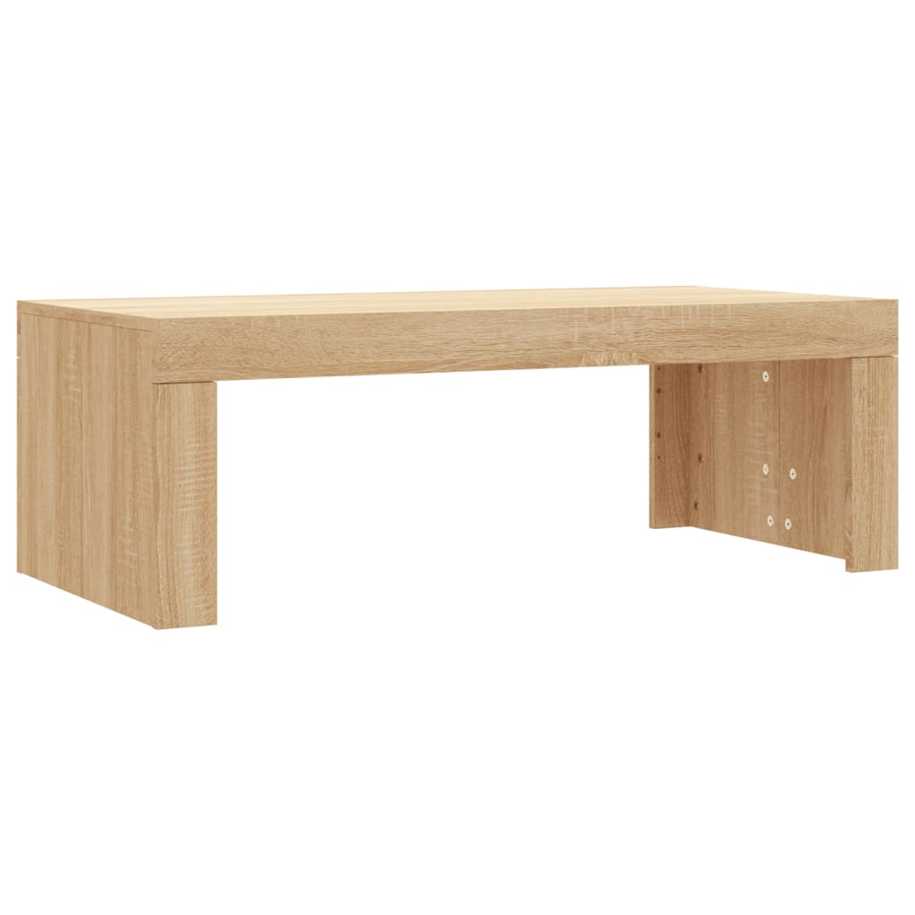 vidaXL Coffee Table Sonoma Oak 102x50x36 cm Engineered Wood