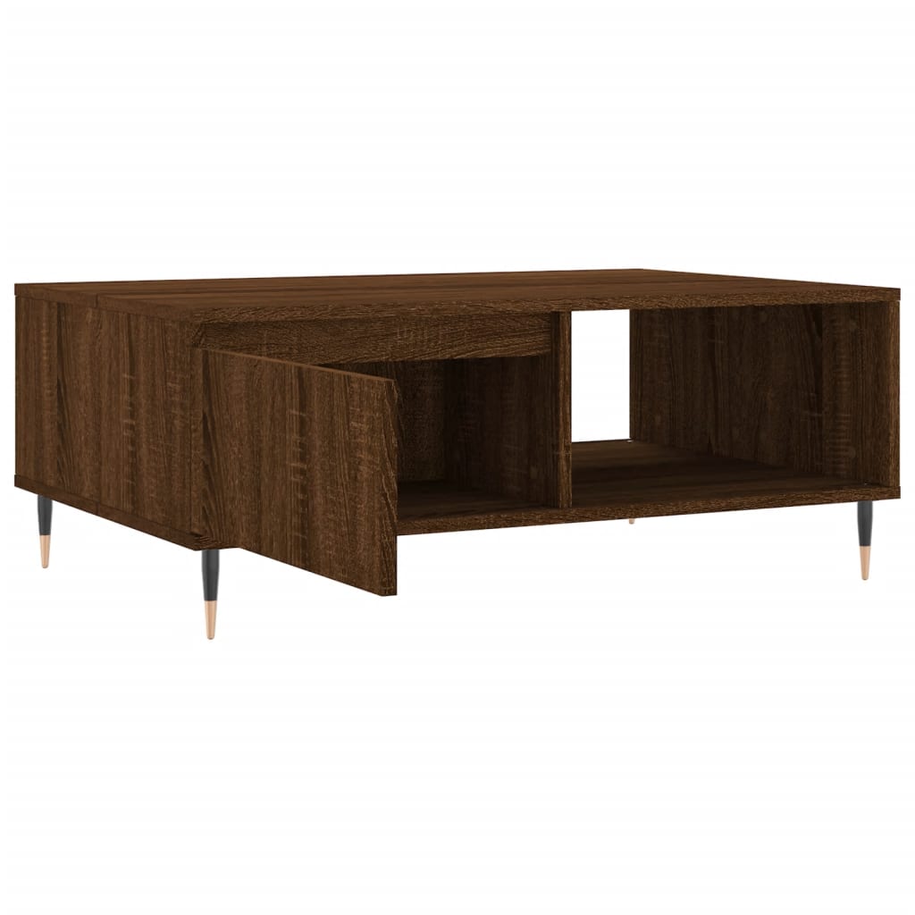 vidaXL Coffee Table Brown Oak 90x60x35 cm Engineered Wood