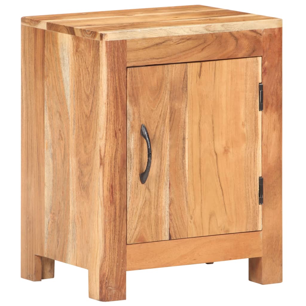 vidaXL Bedside Cabinet 40x30x50 cm Solid Acacia Wood