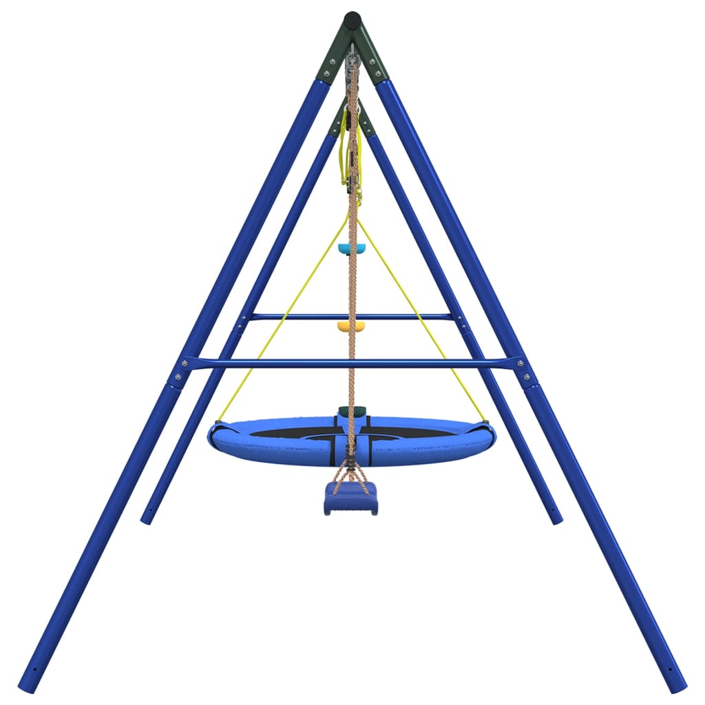 vidaXL Outdoor Swing Set with Swing, Disc Swing, Saucer Swing