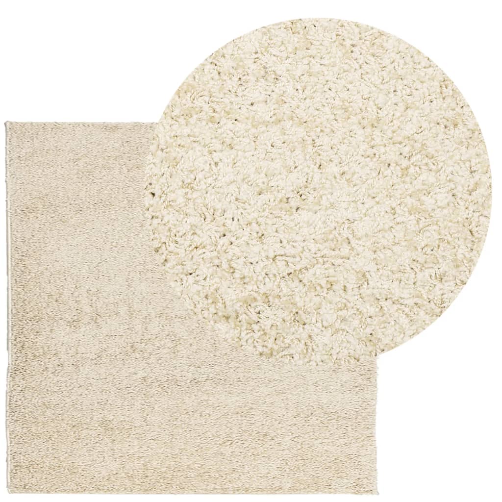 vidaXL Shaggy Rug PAMPLONA High Pile Modern Gold 200x200 cm