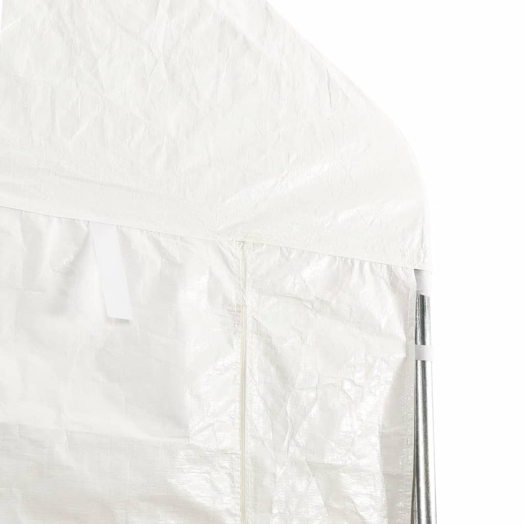 vidaXL Gazebo with Roof White 8.92x4.08x3.22 m Polyethylene