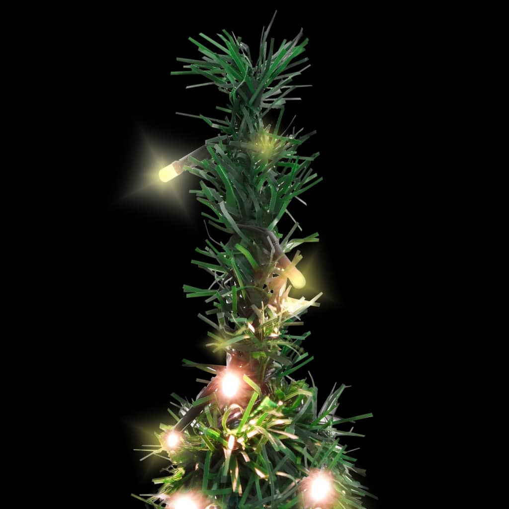 vidaXL Artificial Christmas Tree Pop-up 50 LEDs Green 120 cm