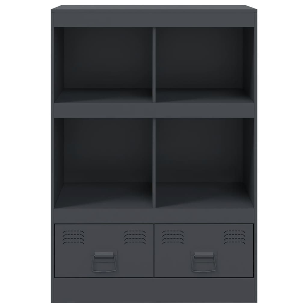 vidaXL Highboard Anthracite 67x39x95 cm Steel