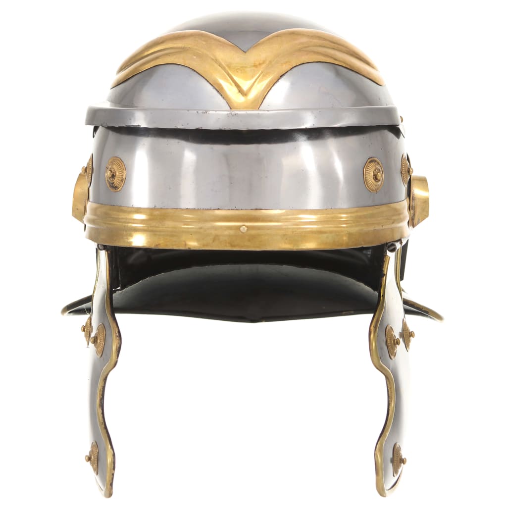 roman helmet front view