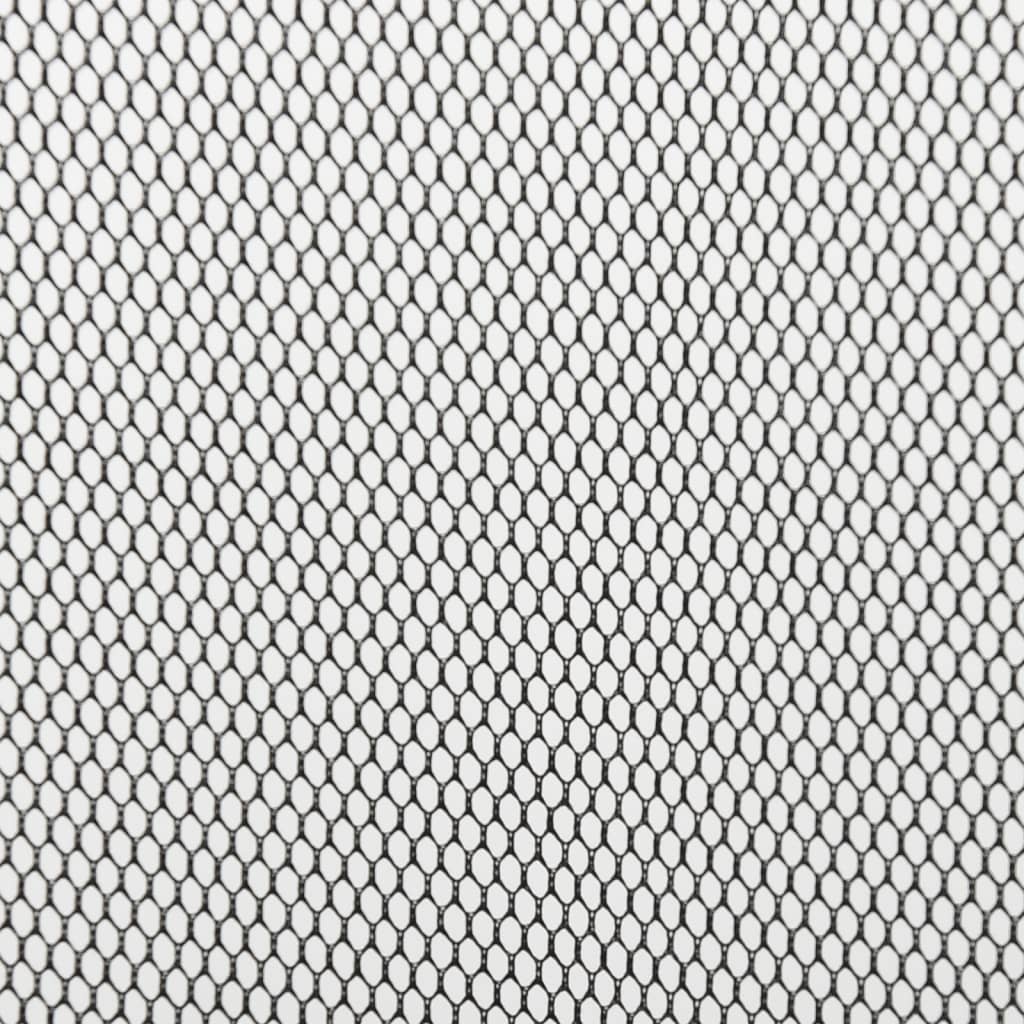 vidaXL Insect Door Screen with Mesh Curtain Black 100x220 cm Polyester