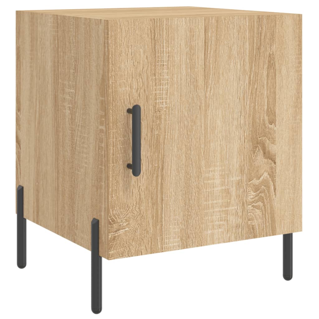 vidaXL Bedside Cabinet Sonoma Oak 40x40x50 cm Engineered Wood