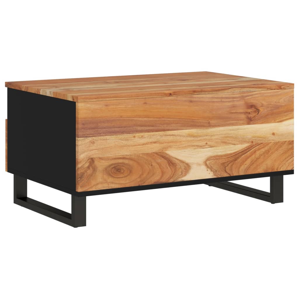 vidaXL Coffee Table 80x54x40 cm Solid Wood Acacia&Engineered Wood