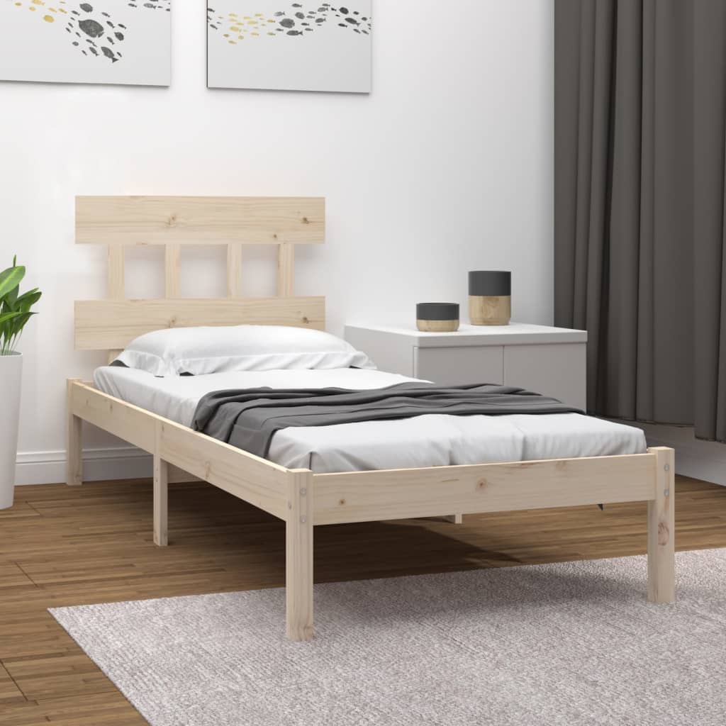 vidaXL Bed Frame without Mattress 100x200 cm Solid Wood