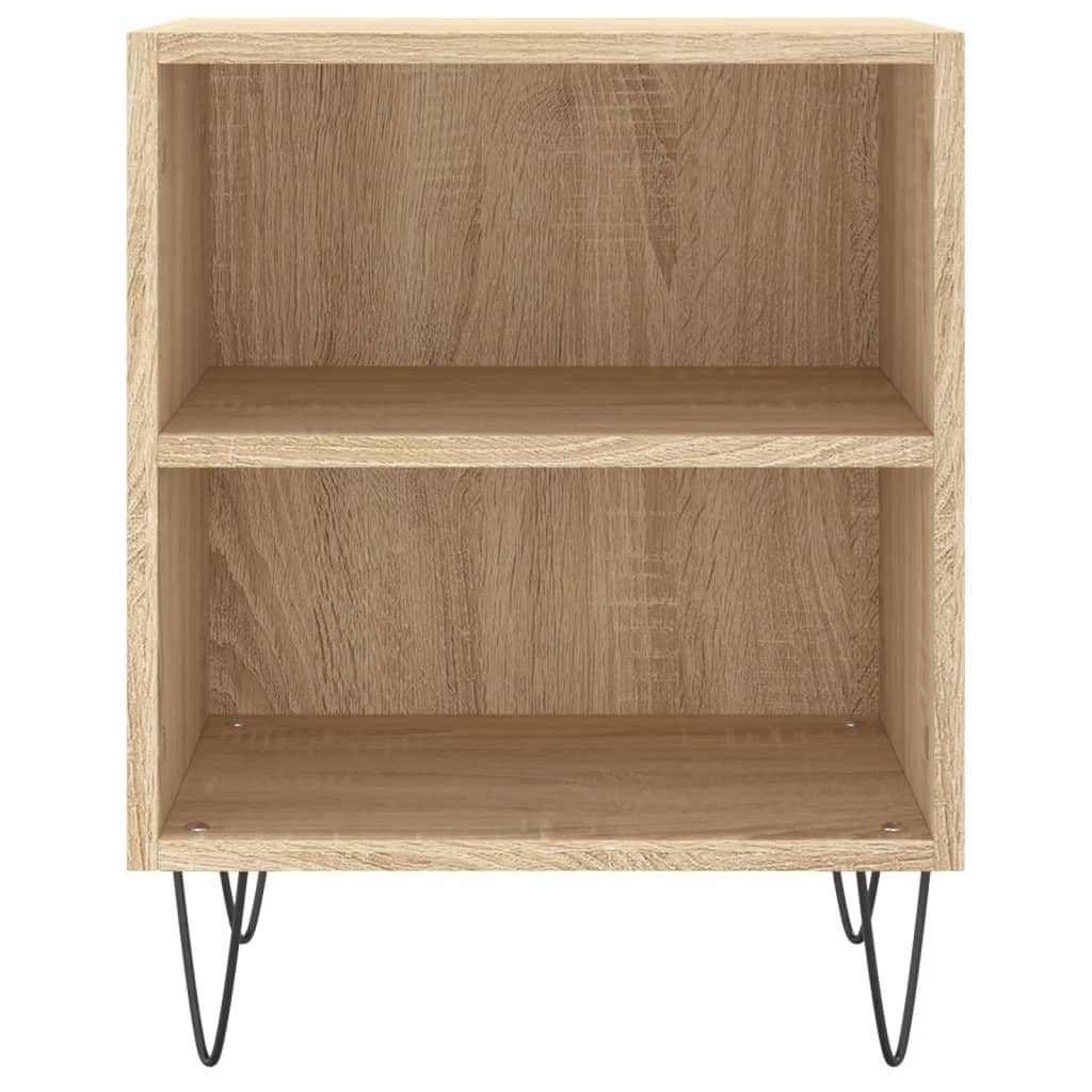 vidaXL Bedside Cabinet Sonoma Oak 40x30x50 cm Engineered Wood