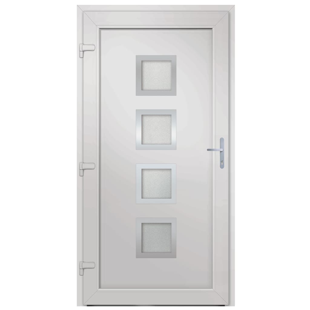 vidaXL Front Door Anthracite 108x200 cm PVC