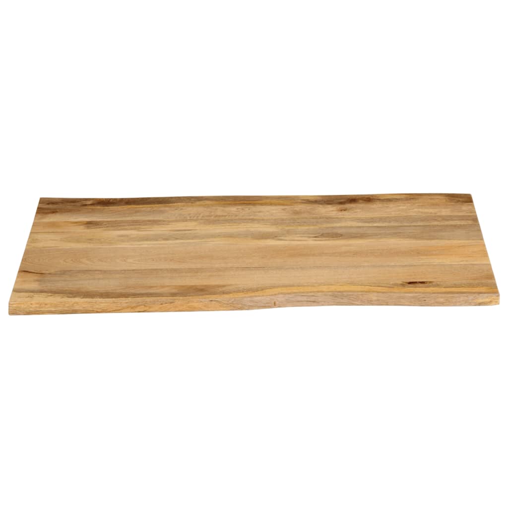 vidaXL Table Top 100x80x3.8 cm Live Edge Solid Wood Mango