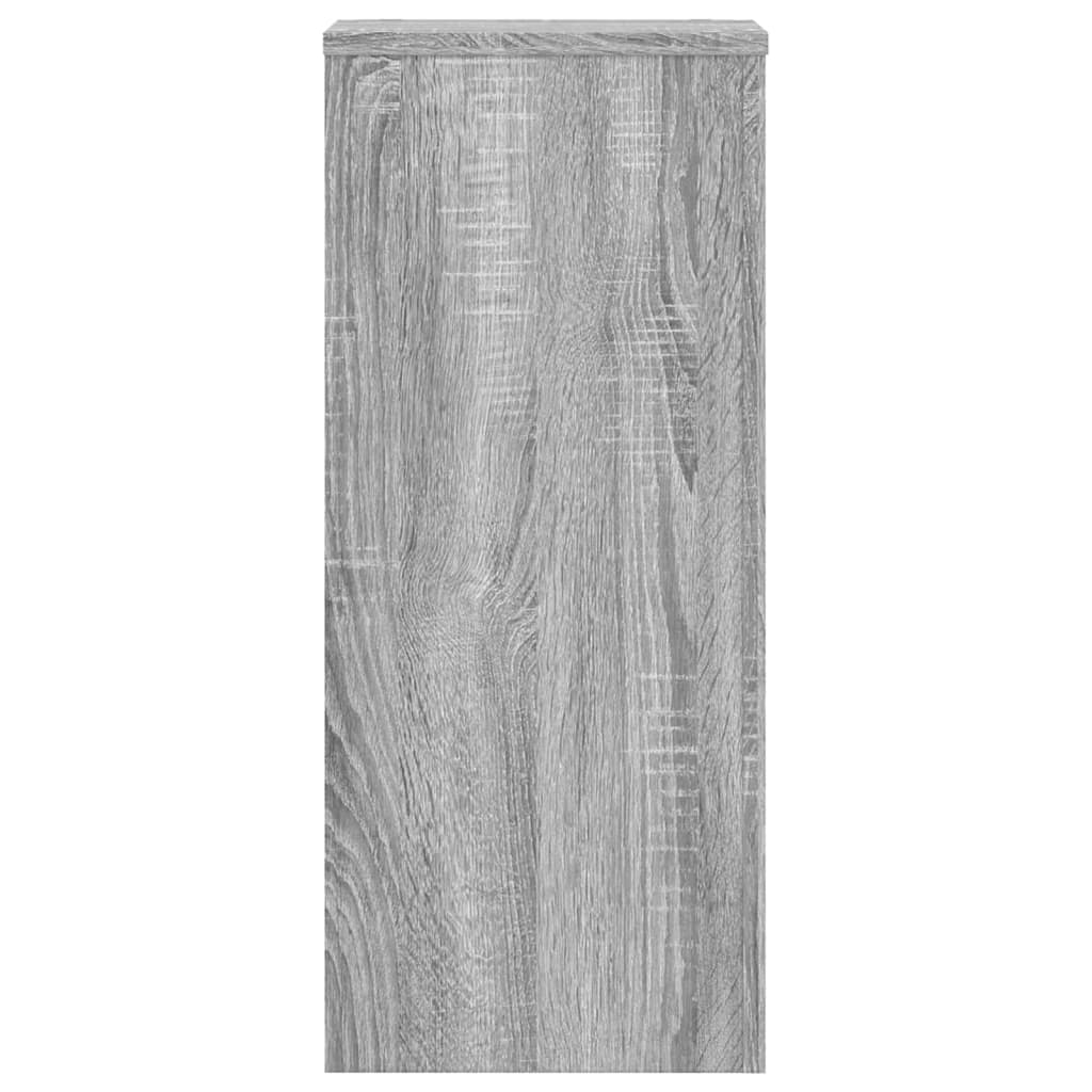 vidaXL Plant Stands 2 pcs Grey Sonoma 30x30x70 cm Engineered wood