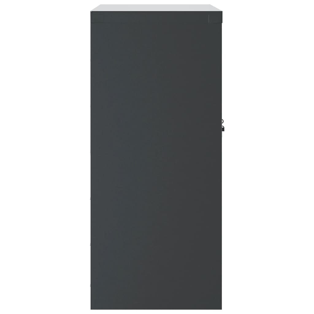 vidaXL File Cabinet Anthracite 79x40x90 cm Steel