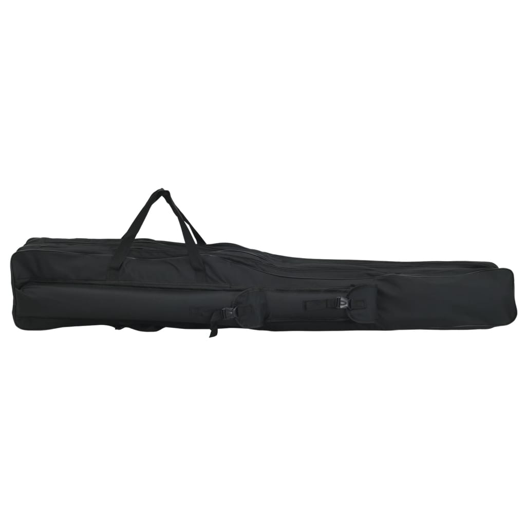 vidaXL Fishing Rod Bag Black 160 cm Oxford Fabric