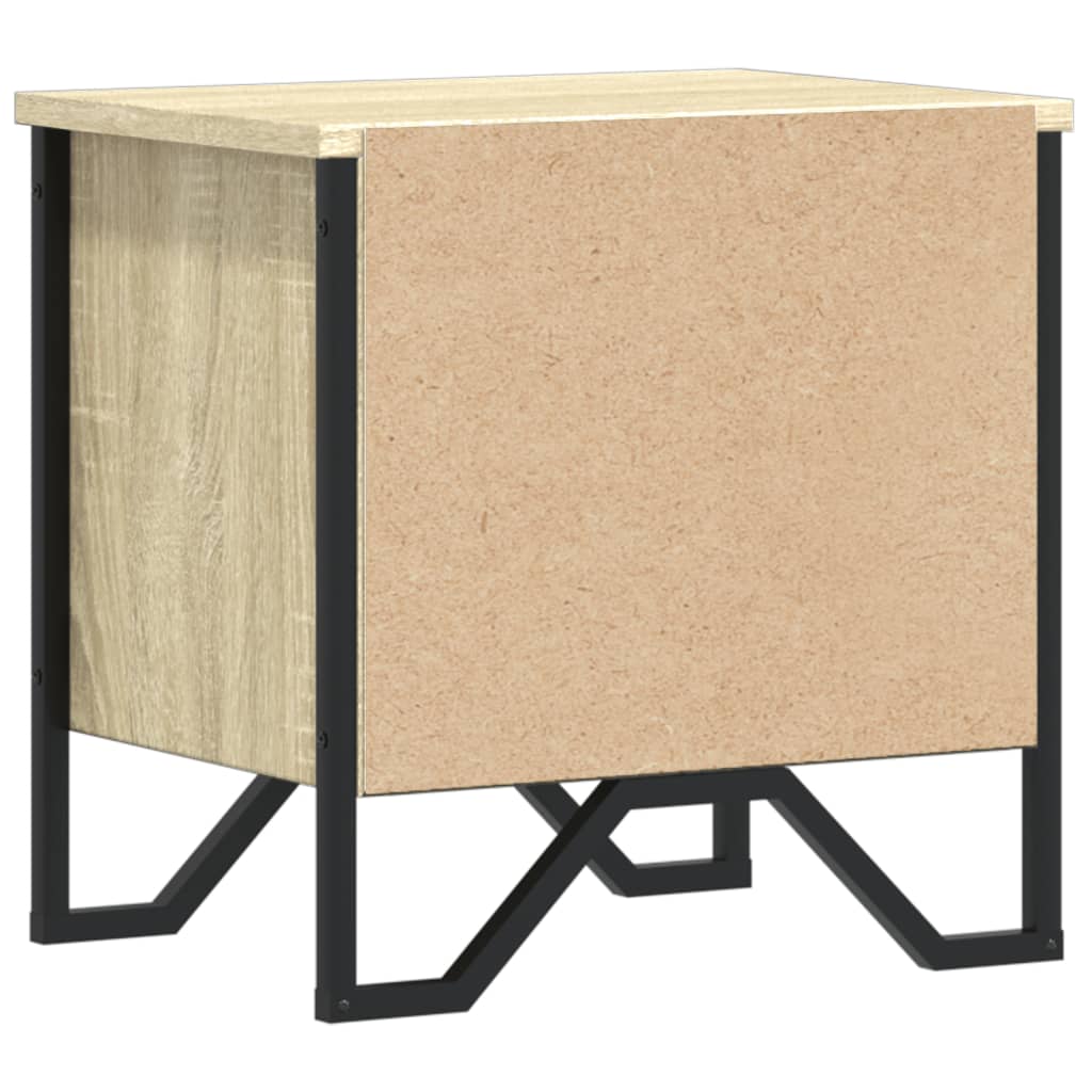 vidaXL Bedside Cabinet Sonoma Oak 40x30x40 cm Engineered Wood