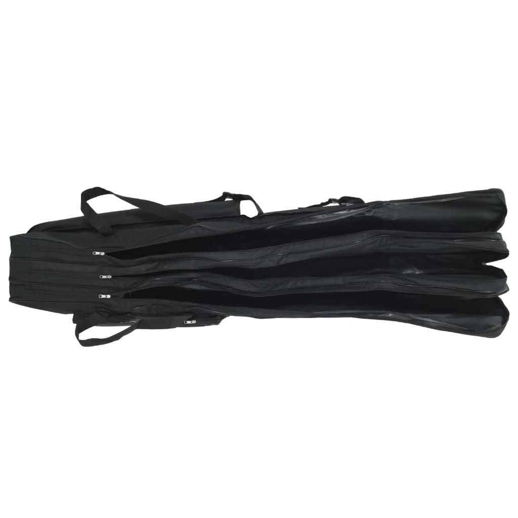 vidaXL Fishing Rod Bag Black 160 cm Oxford Fabric