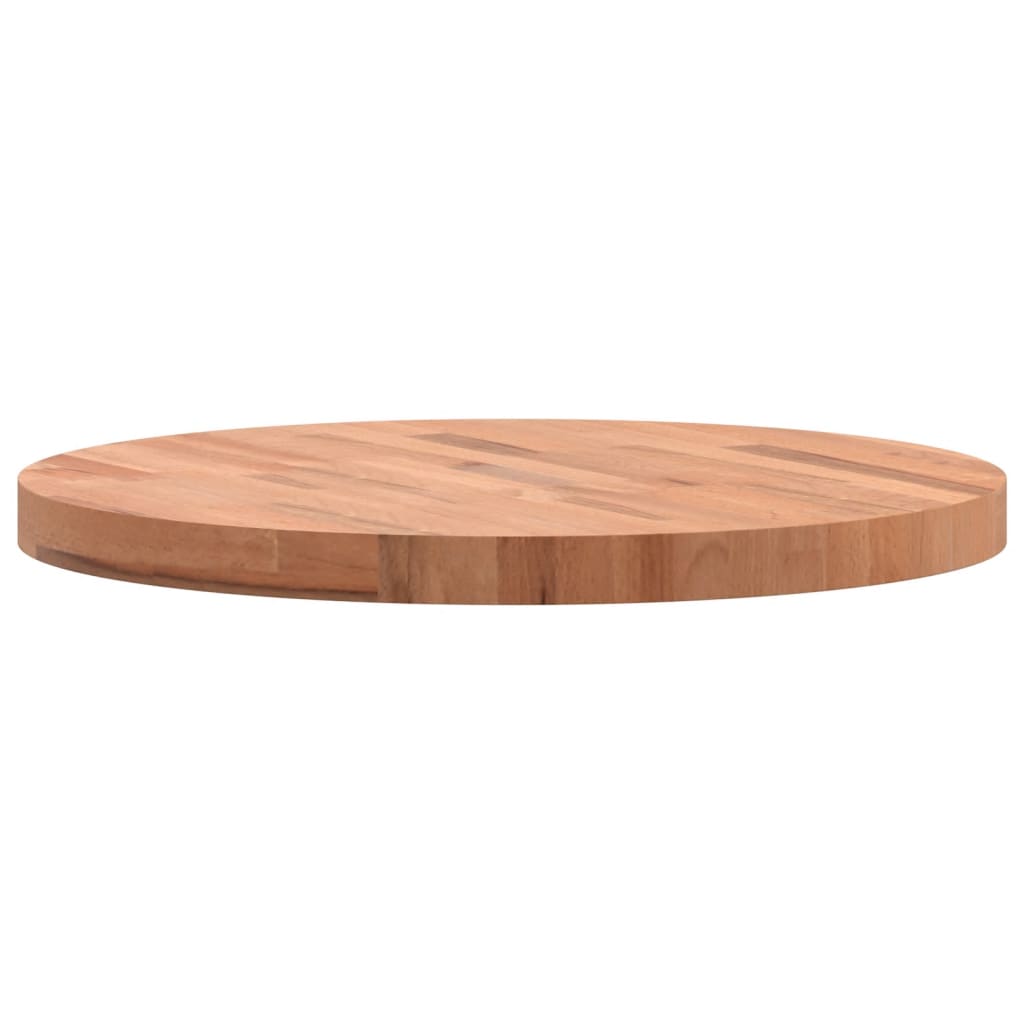 vidaXL Table Top Ø60x4 cm Round Solid Wood Beech