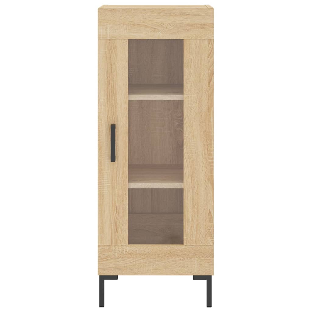 vidaXL Highboard Sonoma Oak 34.5x34x180 cm Engineered Wood