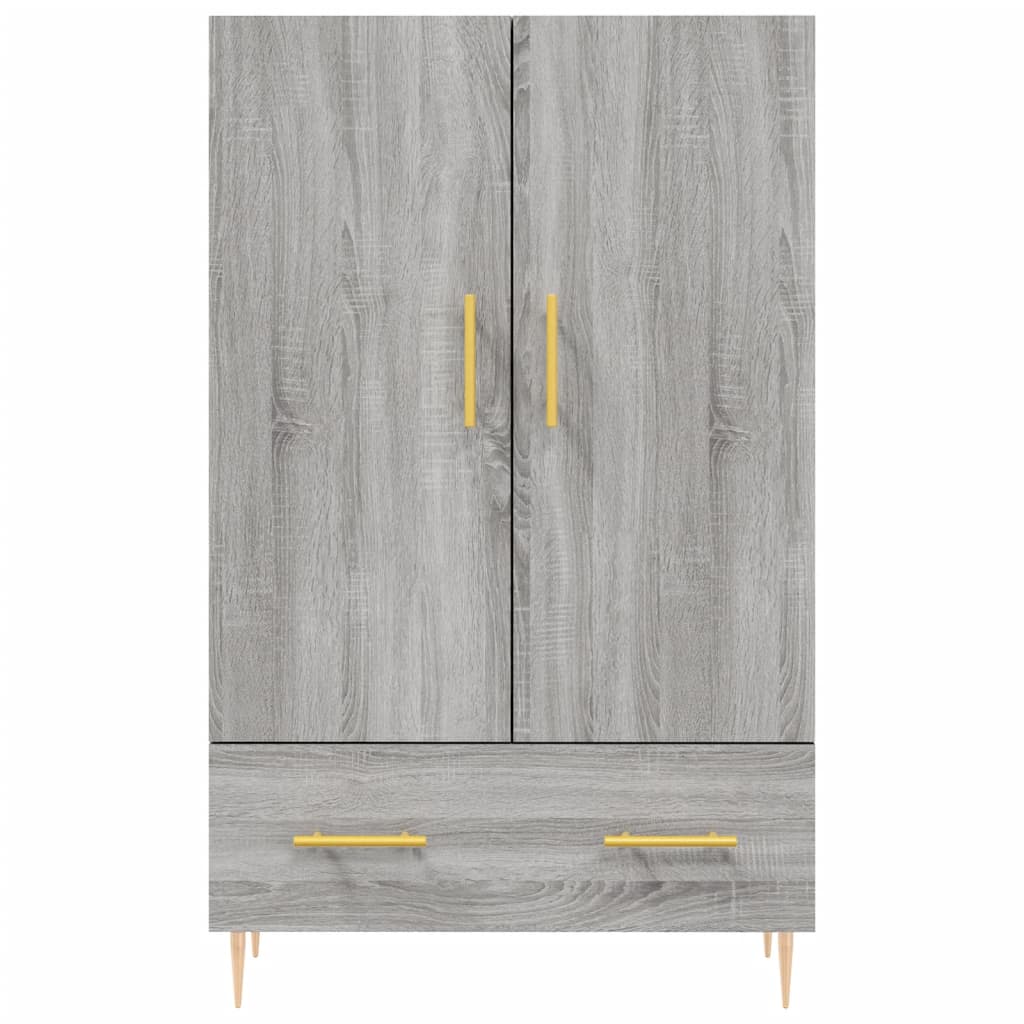 vidaXL Highboard Grey Sonoma 69.5x31x115 cm Engineered Wood