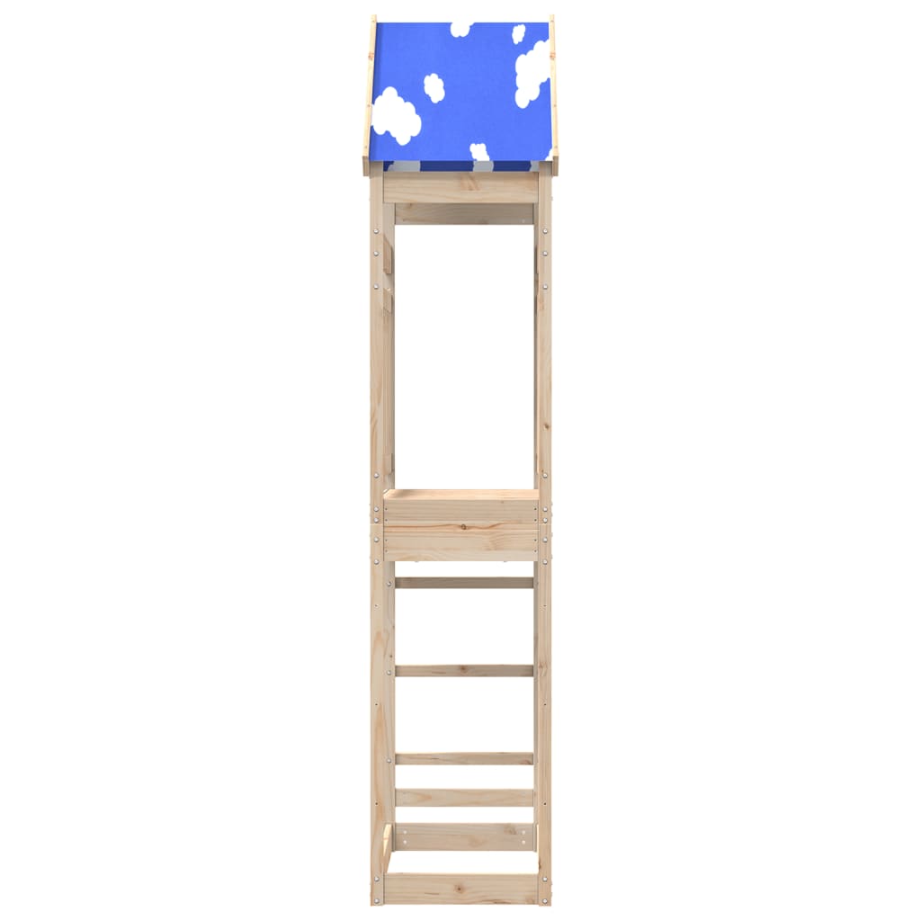 vidaXL Play Tower 85x52.5x265 cm Solid Wood Pine