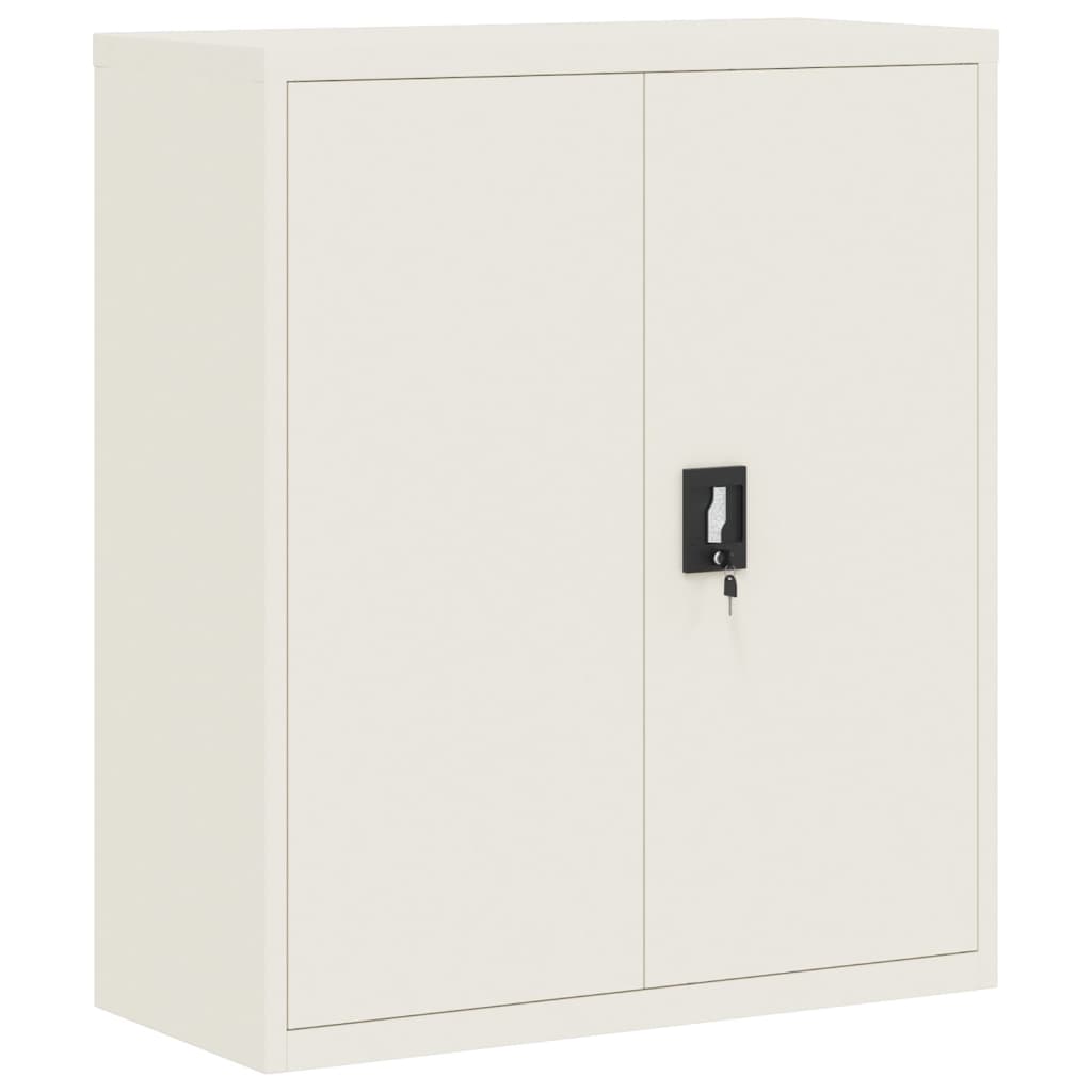 vidaXL File Cabinet White 90x40x145 cm Steel