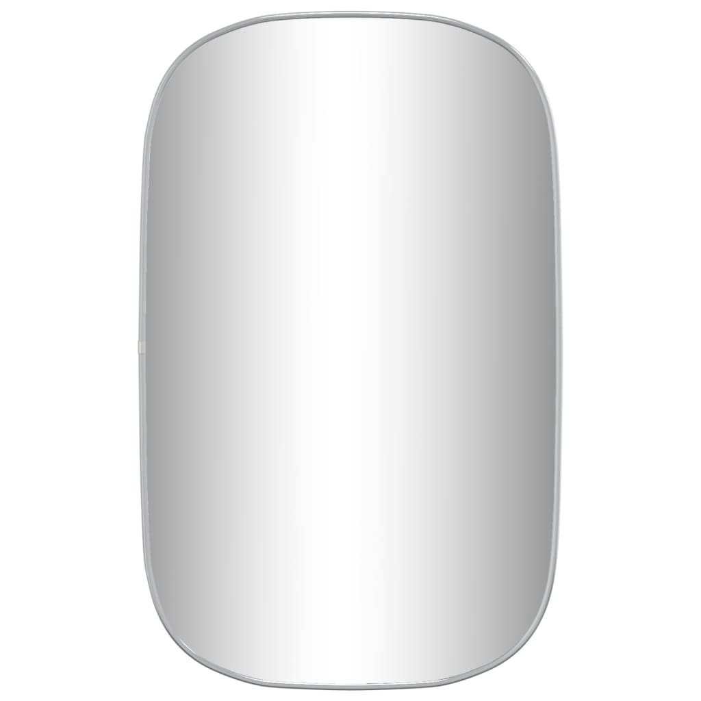 vidaXL Wall Mirror Silver 80x50 cm