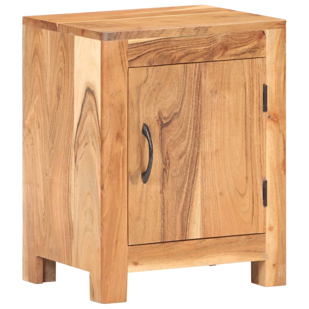 vidaXL Bedside Cabinet 40x30x50 cm Solid Acacia Wood