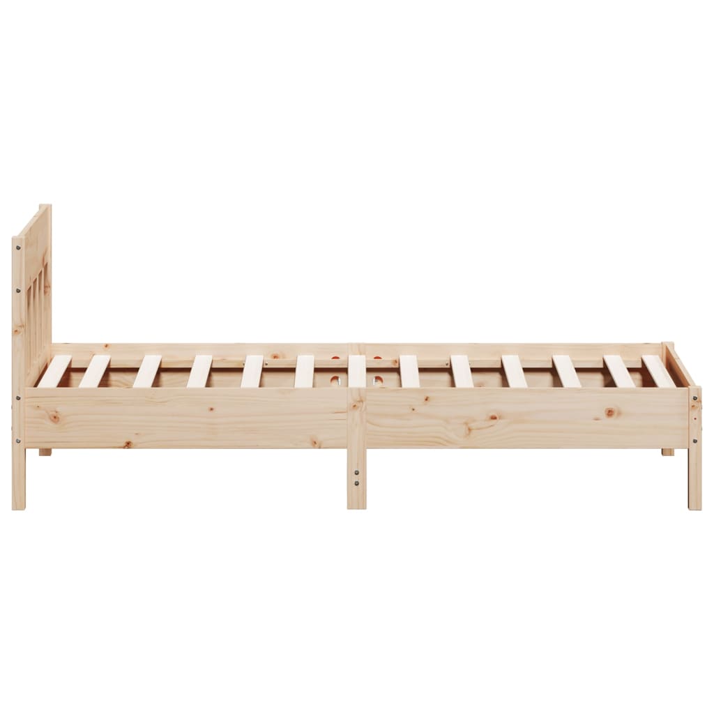 vidaXL Bed Frame without Mattress 90x200 cm Solid Wood Pine