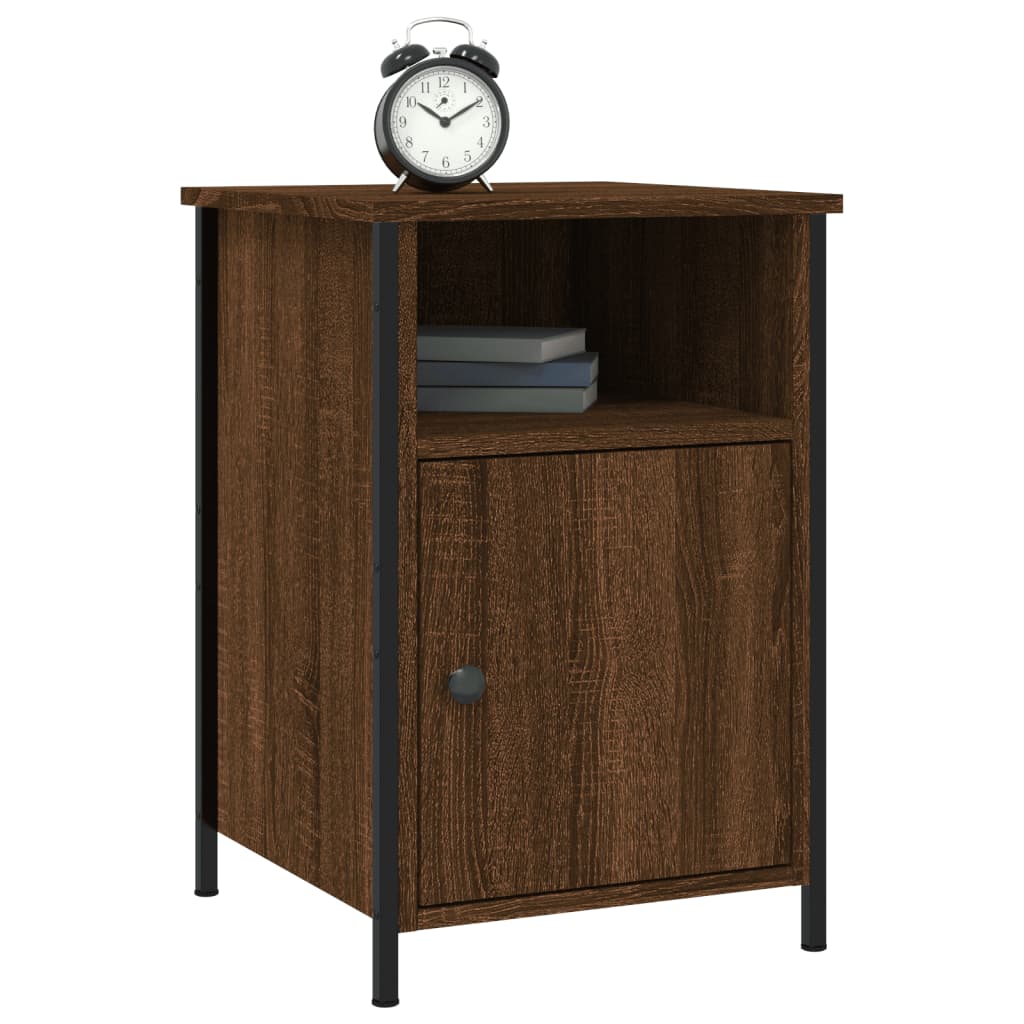 vidaXL Bedside Cabinets 2 pcs Brown Oak 40x42x60 cm Engineered Wood