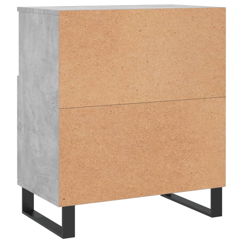 vidaXL Sideboards 2 pcs Concrete Grey Engineered Wood