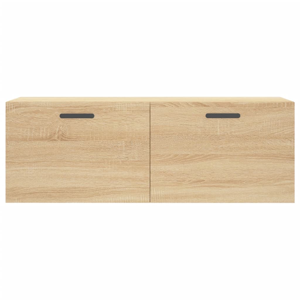 vidaXL Wall Cabinet Sonoma Oak 100x36.5x35 cm Engineered Wood