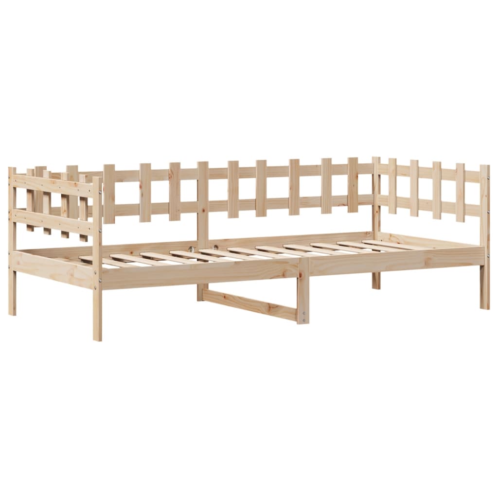 vidaXL Daybed with Drawers without Mattress 80x200 cm Solid Wood