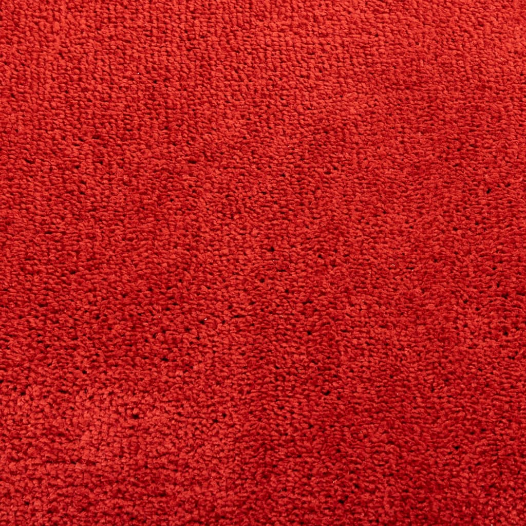 vidaXL Rug OVIEDO Short Pile Red 120x120 cm