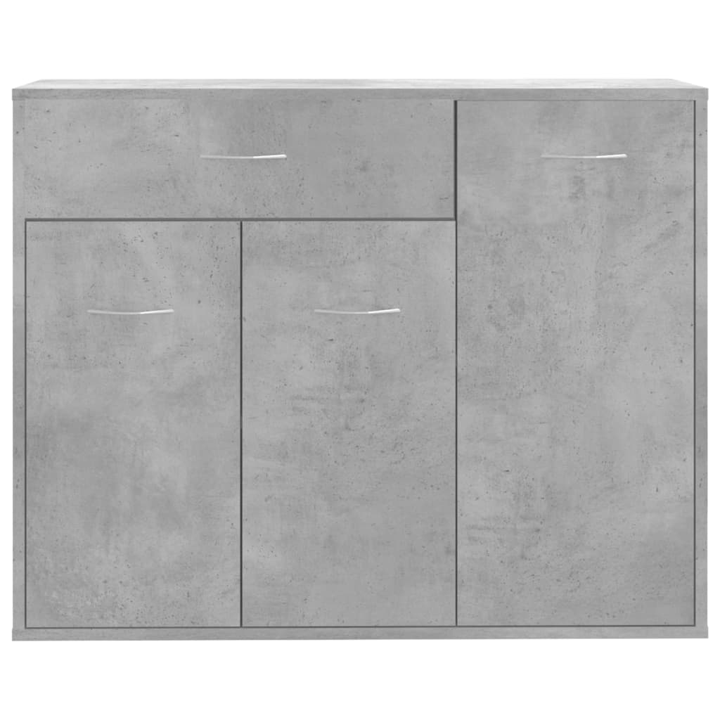 vidaXL Sideboard Concrete Grey 88x30x70 cm Engineered Wood