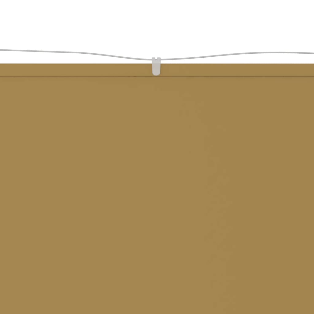 vidaXL Vertical Awning Beige 60x600 cm Oxford Fabric