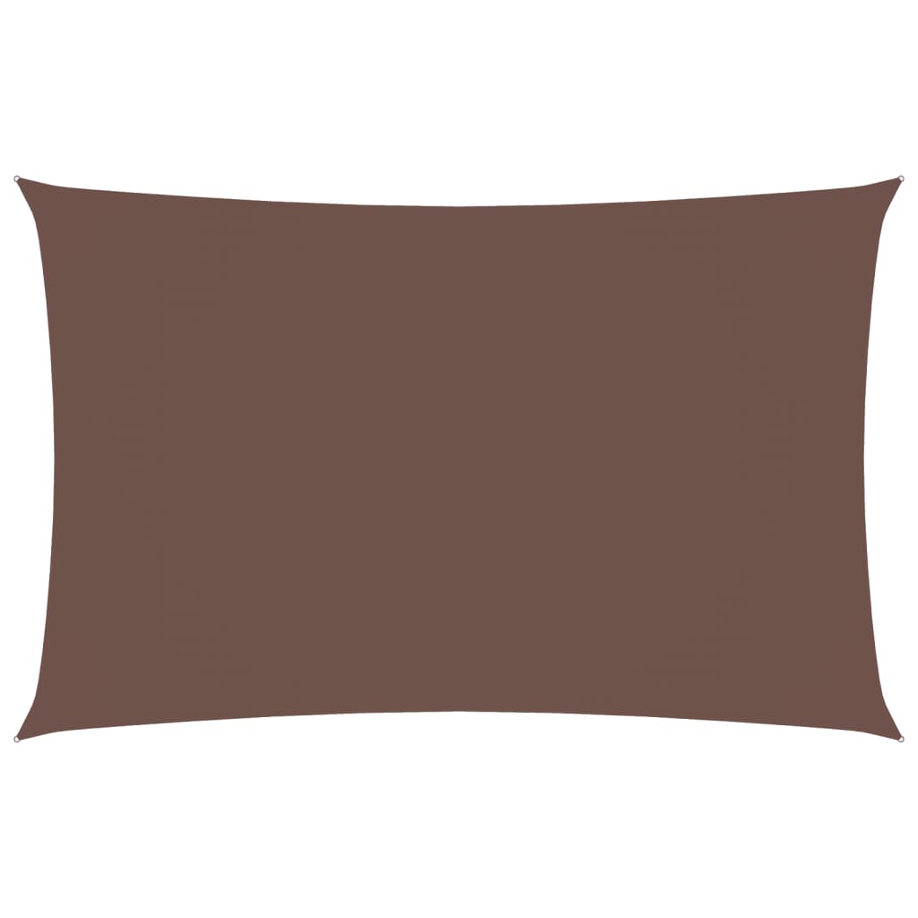 vidaXL Sunshade Sail Oxford Fabric Rectangular 2.5x5 m Brown