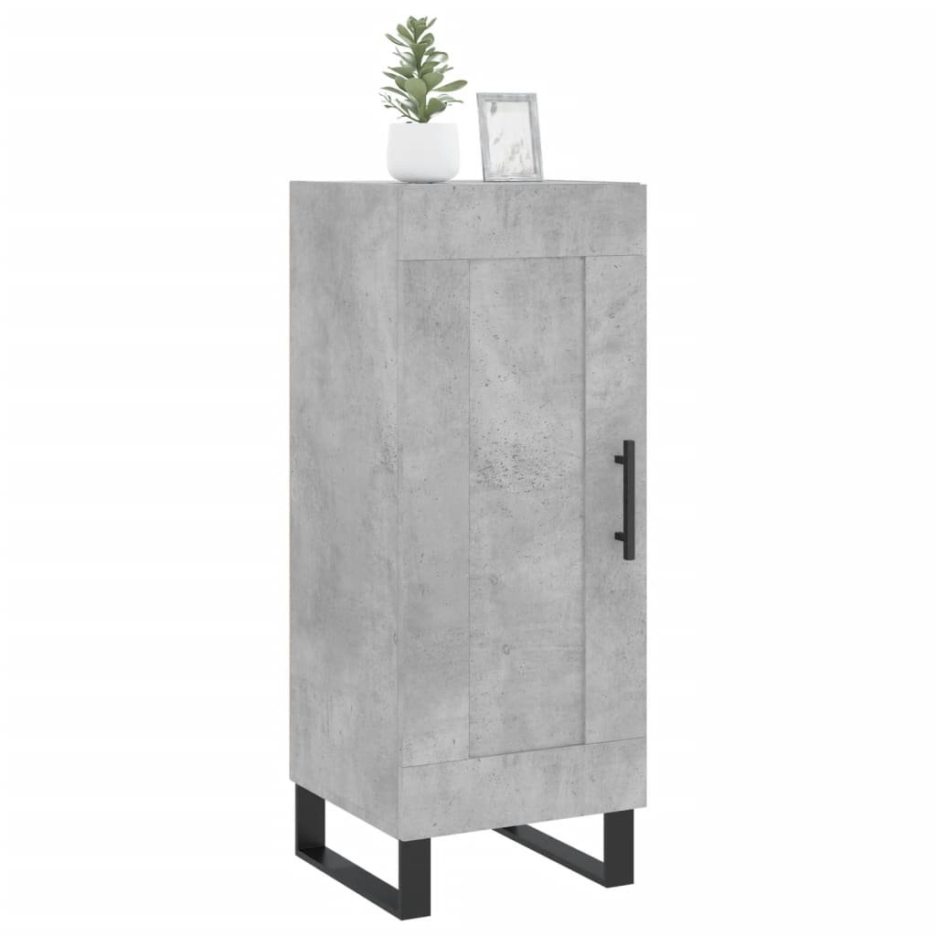 vidaXL Sideboard Concrete Grey 34.5x34x90 cm Engineered Wood