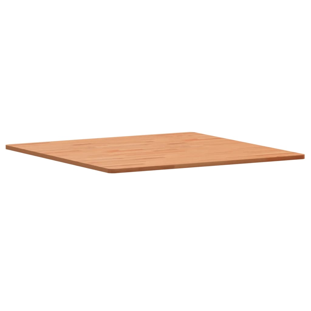 vidaXL Table Top 80x80x1.5 cm Square Solid Wood Beech