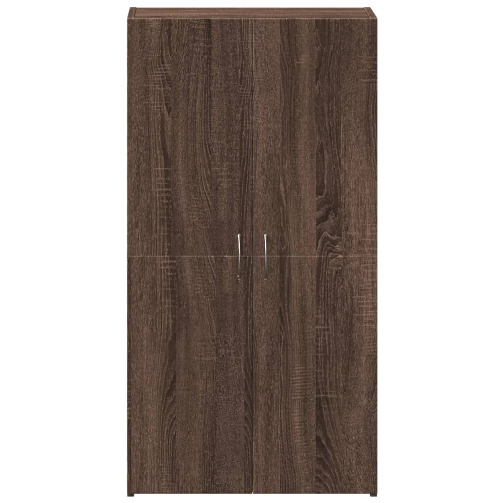 vidaXL File Cabinet Brown Oak 60x32x115 cm Engineered Wood