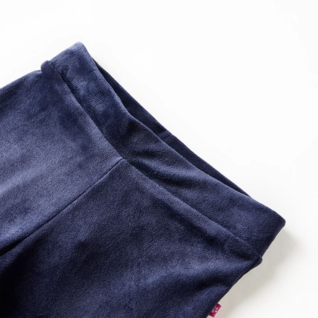 Kids' Pants Velvet Dark Blue 116