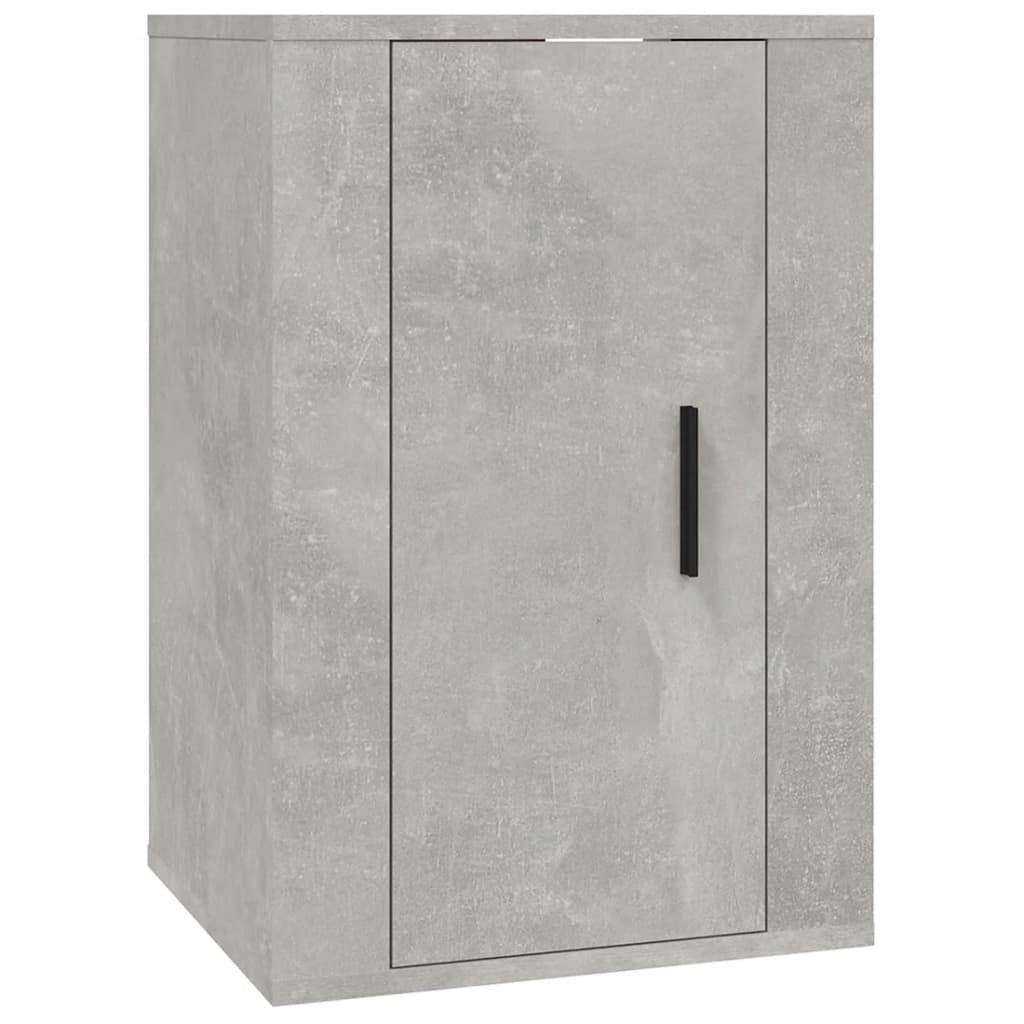 vidaXL Wall Mounted TV Cabinets 2 pcs Concrete Grey 40x34.5x60 cm