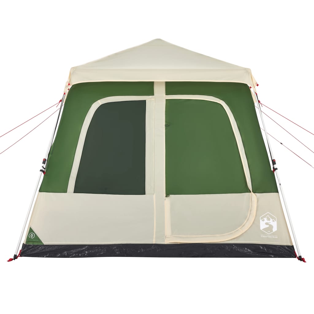 vidaXL Family Tent Dome 8-Person Green Quick Release