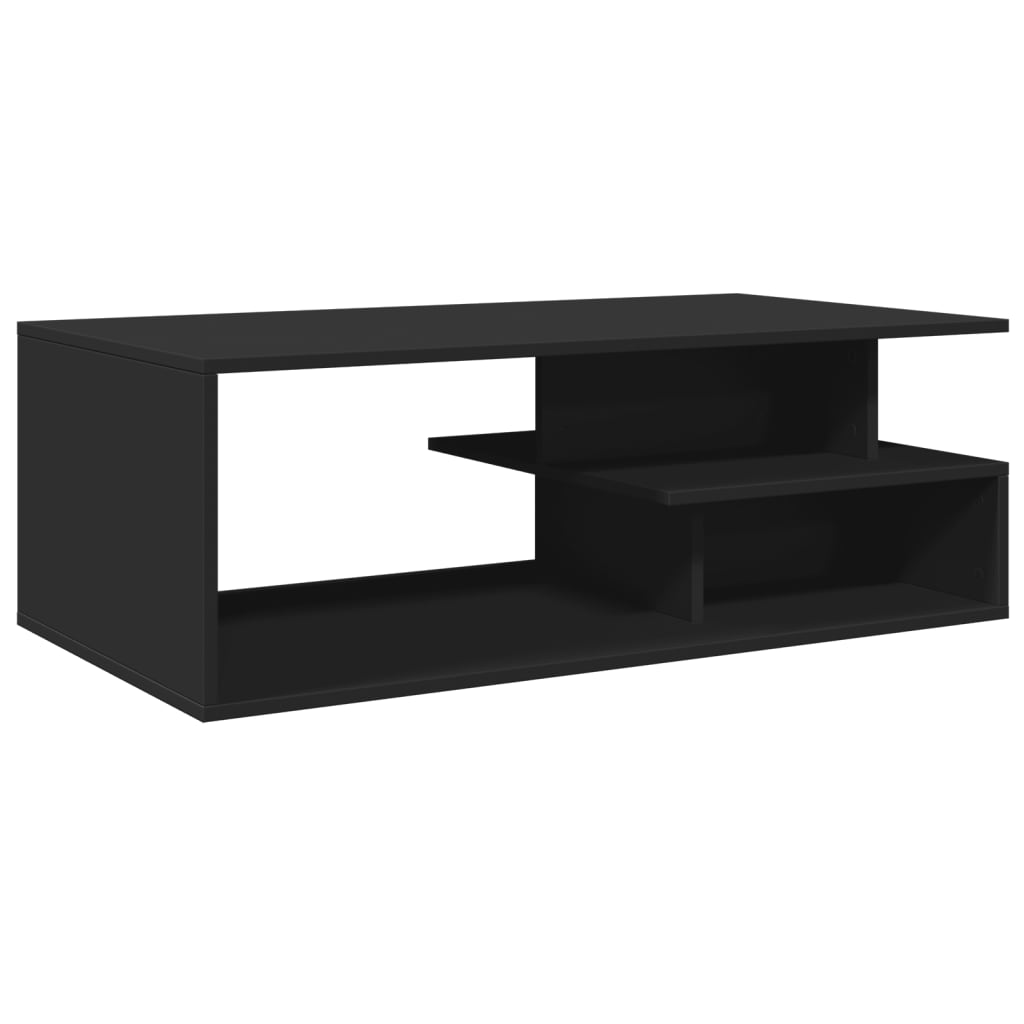 vidaXL Coffee Table Black 102x55x35 cm Engineered Wood