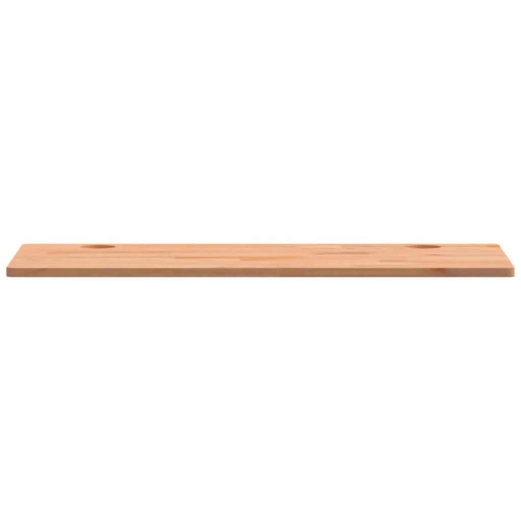 vidaXL Desk Top 110x55x1.5 cm Solid Wood Beech