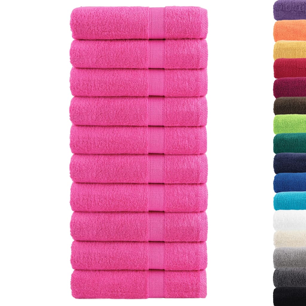 vidaXL Premium Bath Towels SOLUND 10 pcs 100x150 cm 600 gsm