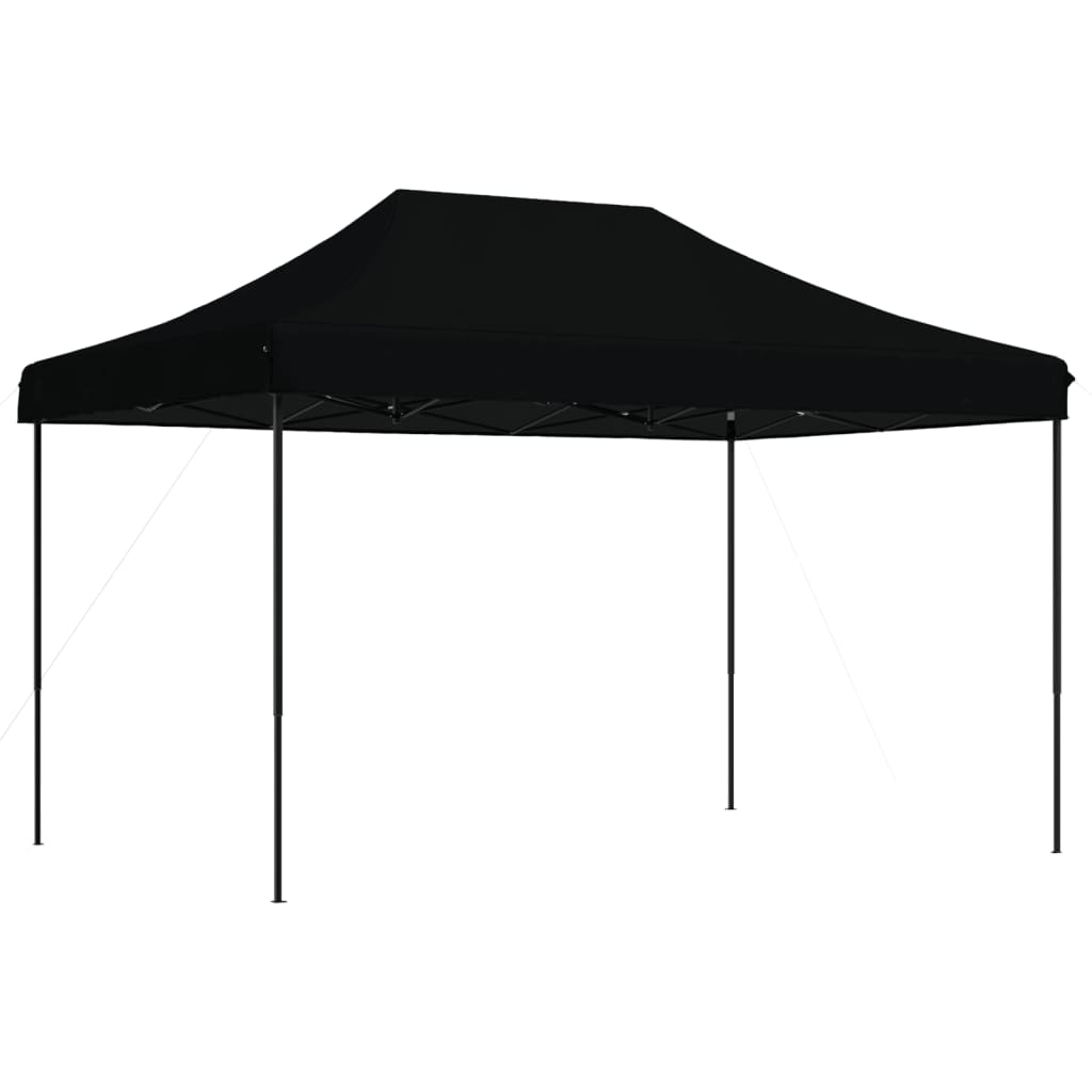 vidaXL Foldable Party Tent Pop-Up Black 410x279x315 cm